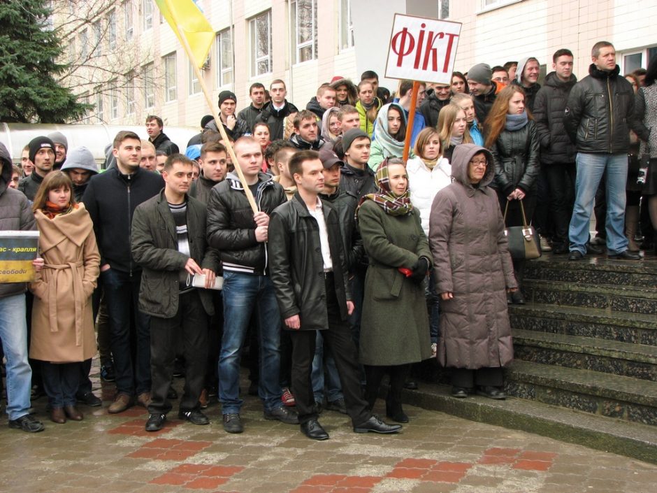 Image for: Участь факультету у акції “Голос Народу”