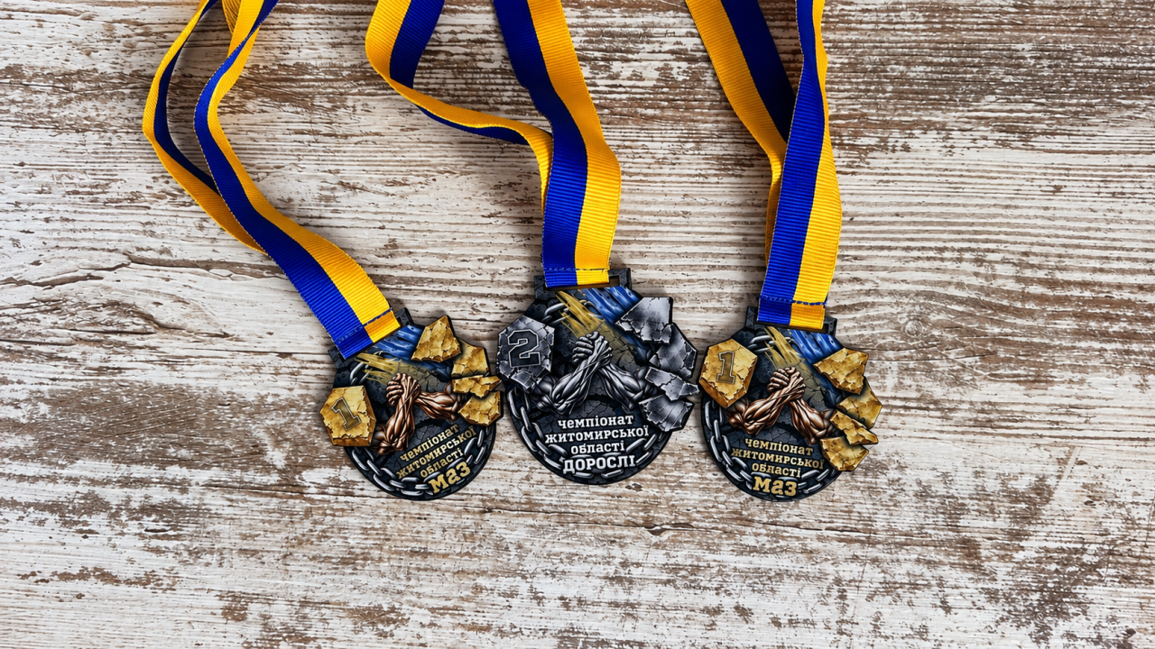 Image for: Студент Житомирської політехніки Дмитро Свінціцький виборов три нагороди на чемпіонаті області з армрестлінгу